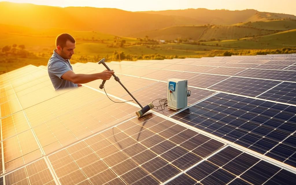 upkeep of solar panels